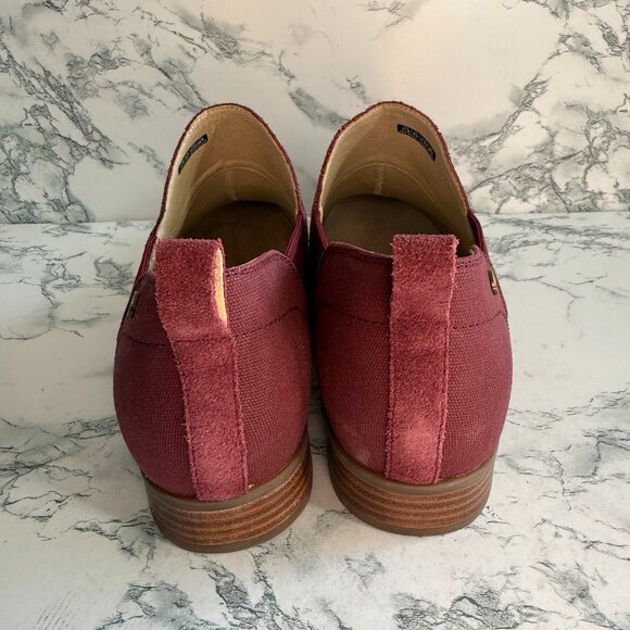 Spenco Women 11 Wolf Ridge Shoe Ankle Slip On Suede Maroon Comfort Casual Heel - Picture 4 of 8